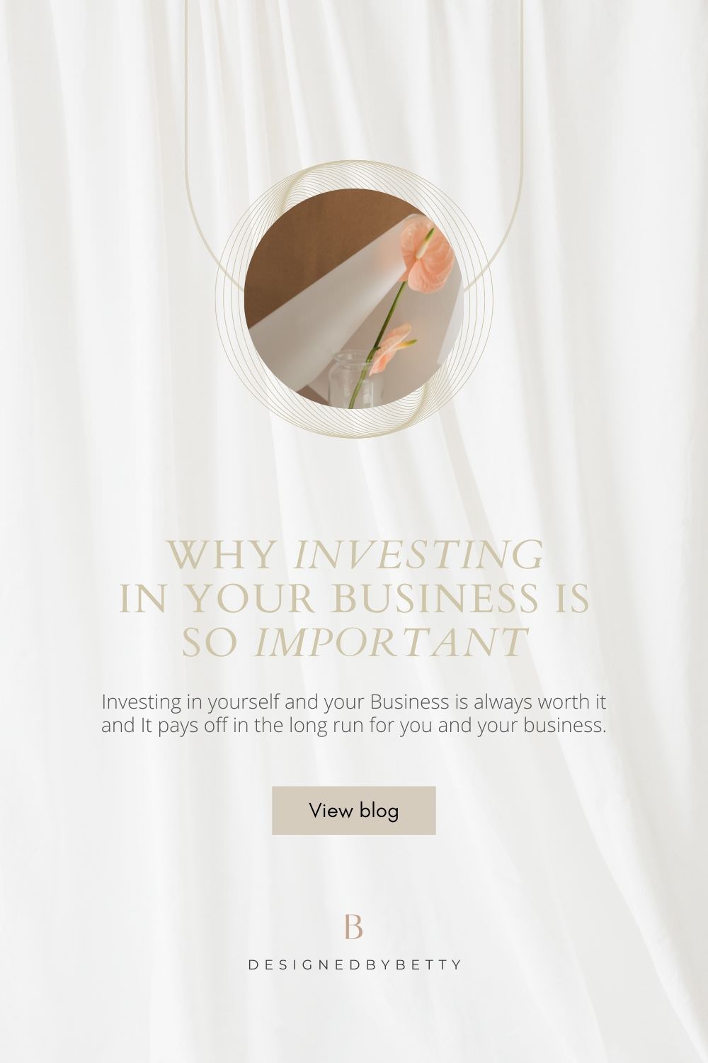 why investing in your business is so important